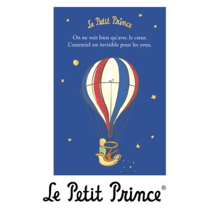 Поздравителна картична "Малкият принц на балон"